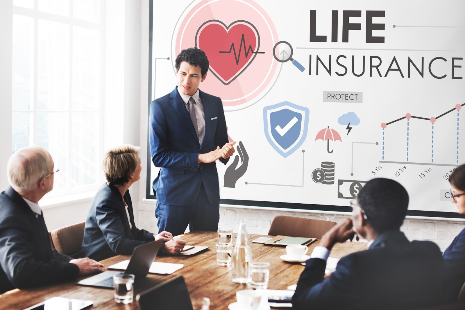 A person explaining why one should have multiple life insurance policies.